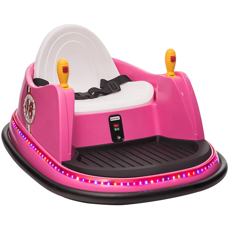 Load image into Gallery viewer, 12V Electric Kids Ride-On Bumper Car with Remote Control and 360° Spin for Toddlers
