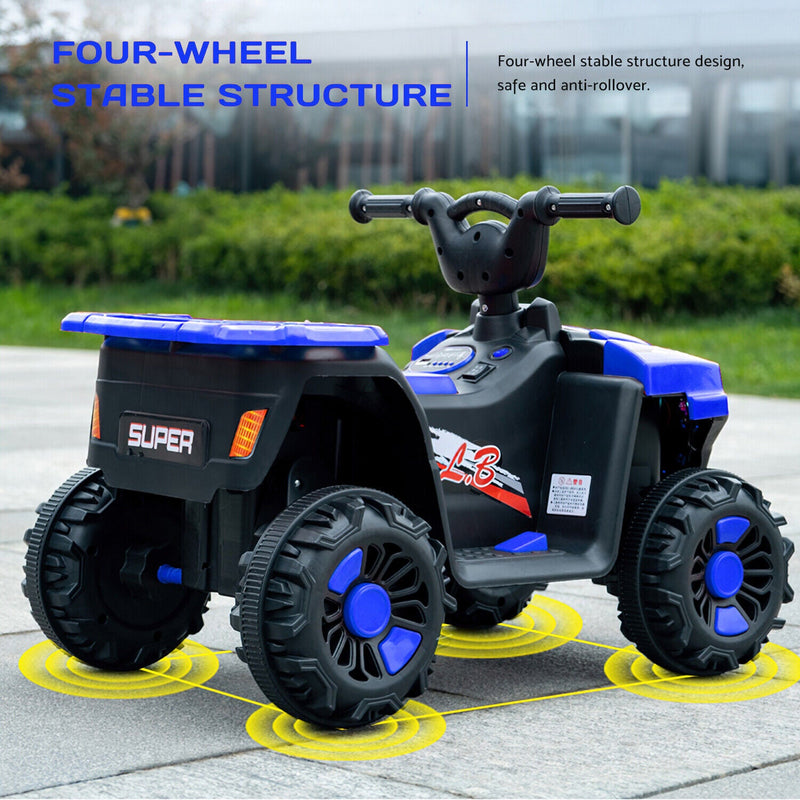 Load image into Gallery viewer, Electric ATV Ride-On Car with MP3 Player and LED Lights - 6V Battery Powered, 4-Wheeled Beach Cruiser
