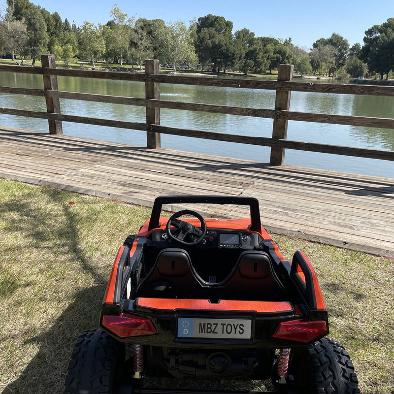 Load image into Gallery viewer, 24V Touchscreen Clash Ride-On Mega Buggy - UTV Adventure Vehicle for Two - Razor UTV Inspired - Off-Road All-Terrain Fun Machine - Can-Am Style

