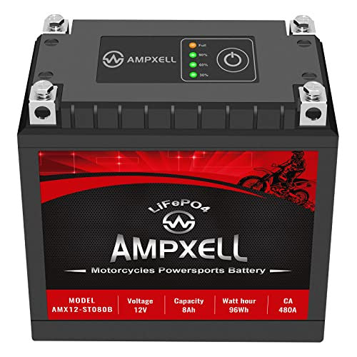 Load image into Gallery viewer, YTX14-BS 12V 8Ah Lithium Powersport ATV Motorcycle Battery with 480A CCA
