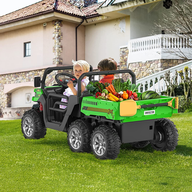 Load image into Gallery viewer, Electric UTV Toy for Children - Remote Control Ride-on Dump Truck
