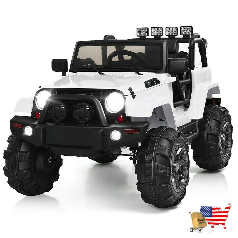 Load image into Gallery viewer, 12V Kids Ride-On Toy Truck with LED Lights
