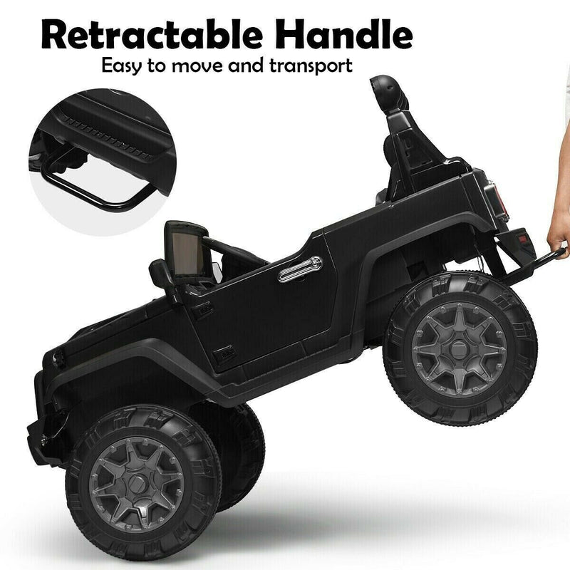 Load image into Gallery viewer, 12V Children&#39;s Ride-On Toy Truck with Spring Suspension System
