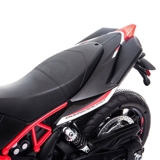 TOBBI 12V Aprilia Licensed Electric Ride-On Motorcycle for Kids with Training Wheels