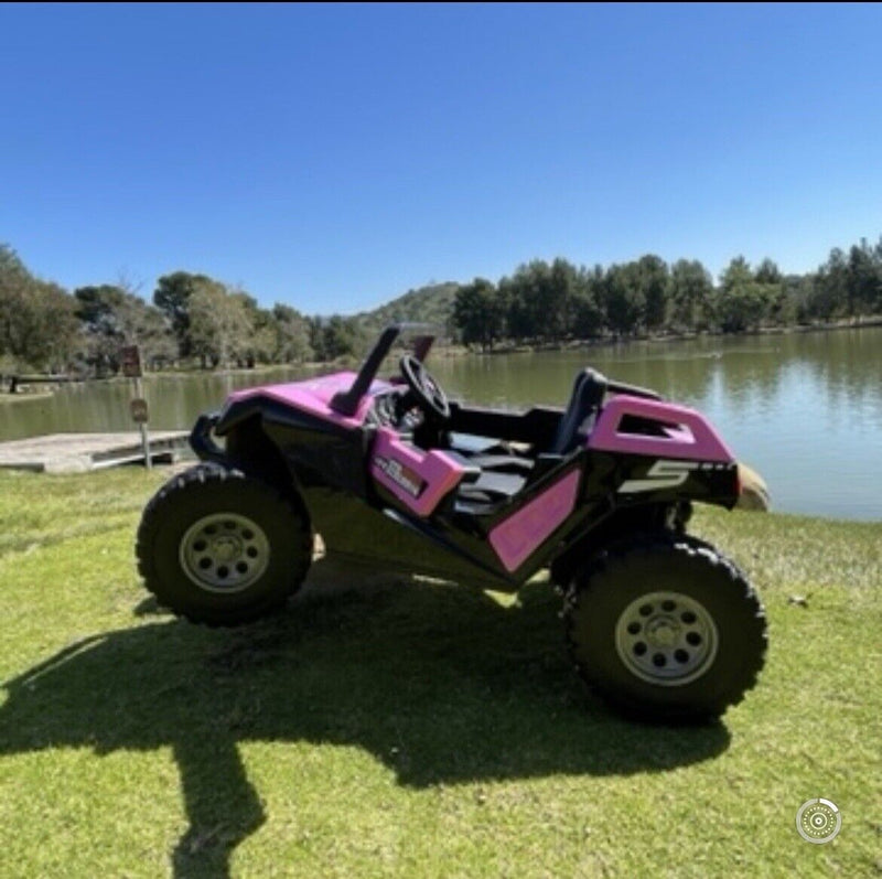 Load image into Gallery viewer, 24V Touchscreen Clash Ride On Pink Buggy UTV - Can Am Style - All Terrain Power Wheels
