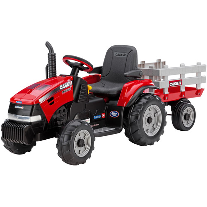 Load image into Gallery viewer, Case IH Magnum Tractor and Trailer 12-Volt Battery-Powered Ride-On - Brand New Model
