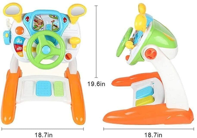Load image into Gallery viewer, Interactive Toy Steering Wheel for Toddlers - Perfect for Imaginative Play and Motor Skills Development
