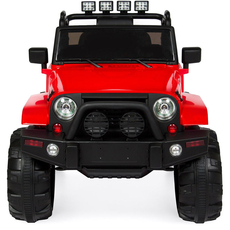Load image into Gallery viewer, 3-Speed Ride-On Truck Toy with Remote Control and LED Lights for Kids, 12V Durable Design
