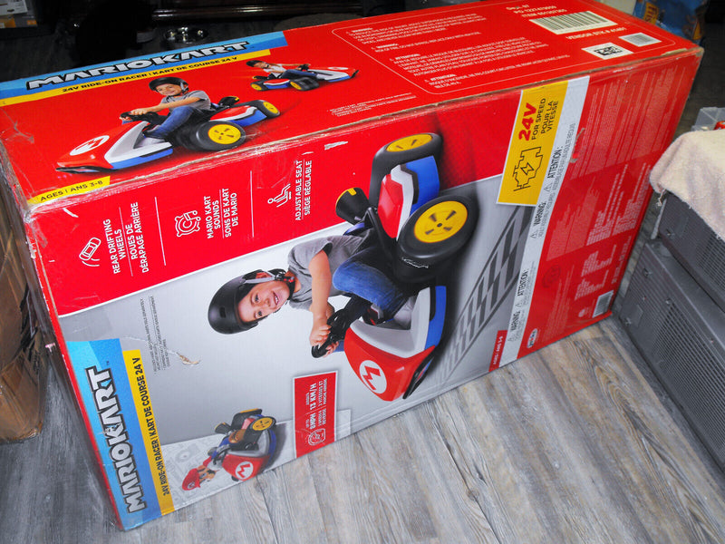 Load image into Gallery viewer, Nintendo Super Mario Kart 24 Volt 3-Speed Drifting Ride-on 8 MPH Read Descripti- -&gt; Nintendo Super Mario Kart 24V Three-Speed Drift Ride-on 8 MPH Explore Details
