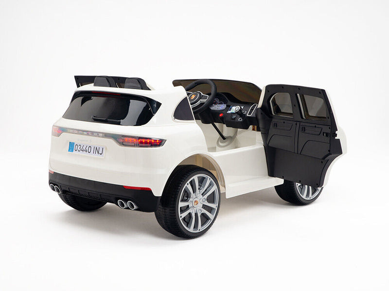 Load image into Gallery viewer, 12V Electric Porsche Cayenne Children&#39;s Ride-on Car with EVA Rubber Tires
