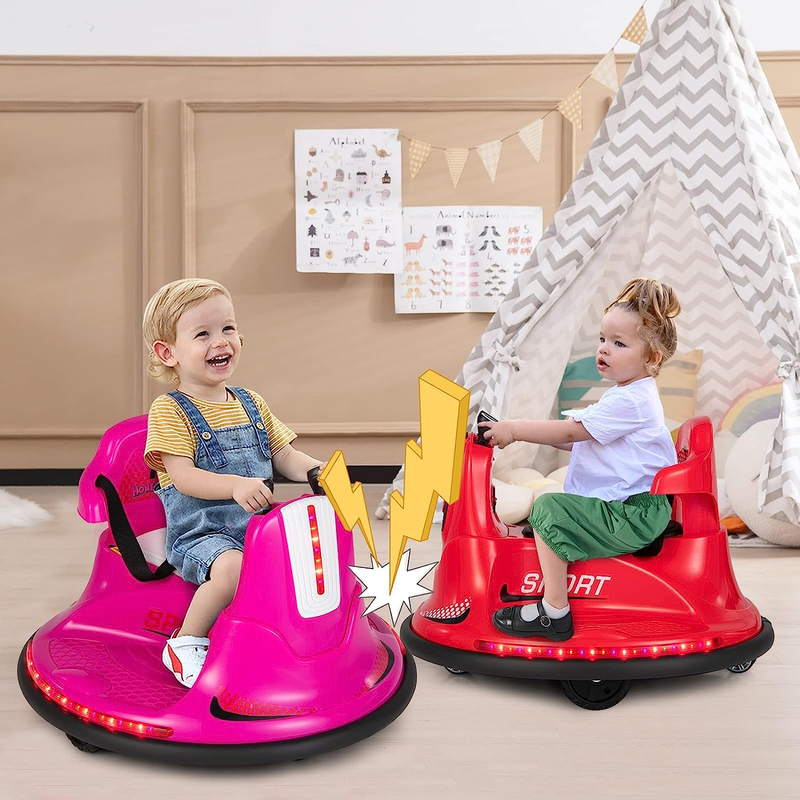 Load image into Gallery viewer, Remote Control Electric Bumper Car for Kids - Battery Powered Ride-On Vehicle
