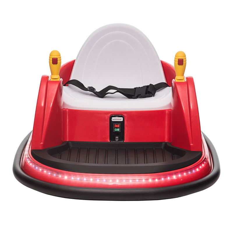 Load image into Gallery viewer, 6V Kids Ride-On Bumper Car with Remote Control, 360° Spin and Flashing Lights for Toddlers
