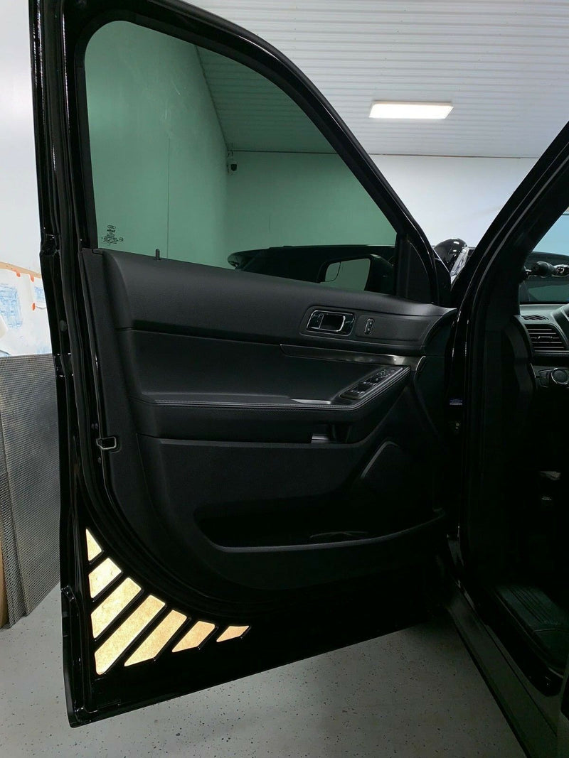 Load image into Gallery viewer, Reflective Safety FRONT Door Inserts for 2011-2019 Ford Explorer (x2)
