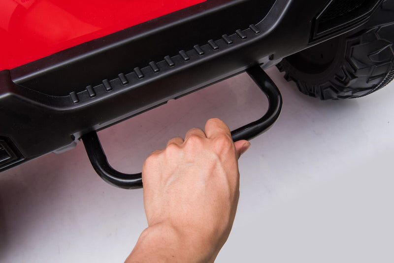 Load image into Gallery viewer, JEEP Dual Control Kids Electric Ride-On Car with Foot Pedal, LED Lights, Music Player, USB, Bluetooth
