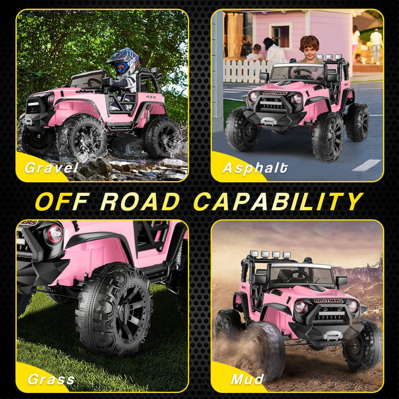 Load image into Gallery viewer, Electric 2 Seater Kids Ride On Truck with Remote Control and Powerful 200W Motors - 3 Speed Options and Long-Lasting Battery
