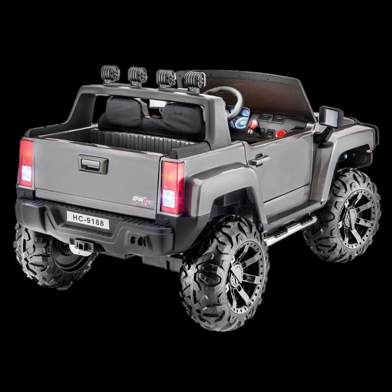 Load image into Gallery viewer, Electric Kids Ride On Car Truck with 4-Wheel Drive, Dual Seats, Pneumatic Tires, and Remote Control
