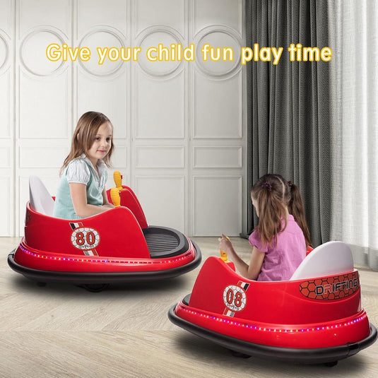 6V Electric Ride-On Bumper Car with Remote Control for Kids and Toddlers