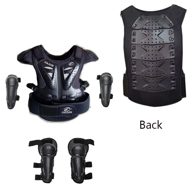 Load image into Gallery viewer, Kids Motocross Body Armor Back Protector Ride-On Horse Toy for Ages 4-15 Years
