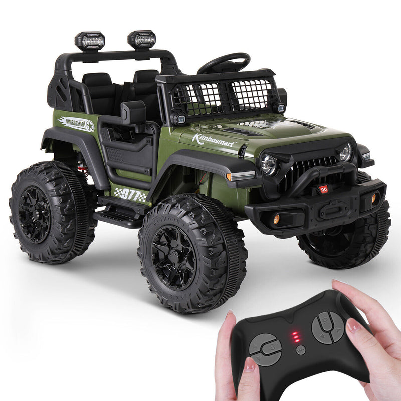 Load image into Gallery viewer, Kimbosmart 24V Electric Battery-Powered Children&#39;s Ride-On Vehicle Truck Featuring LED Lights, MP3 Player, and Bluetooth Connectivity
