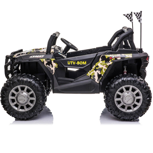 Electric Ride-On Car for Kids - 2 Seater UTV Style - 400W 24V Motor - Remote Control