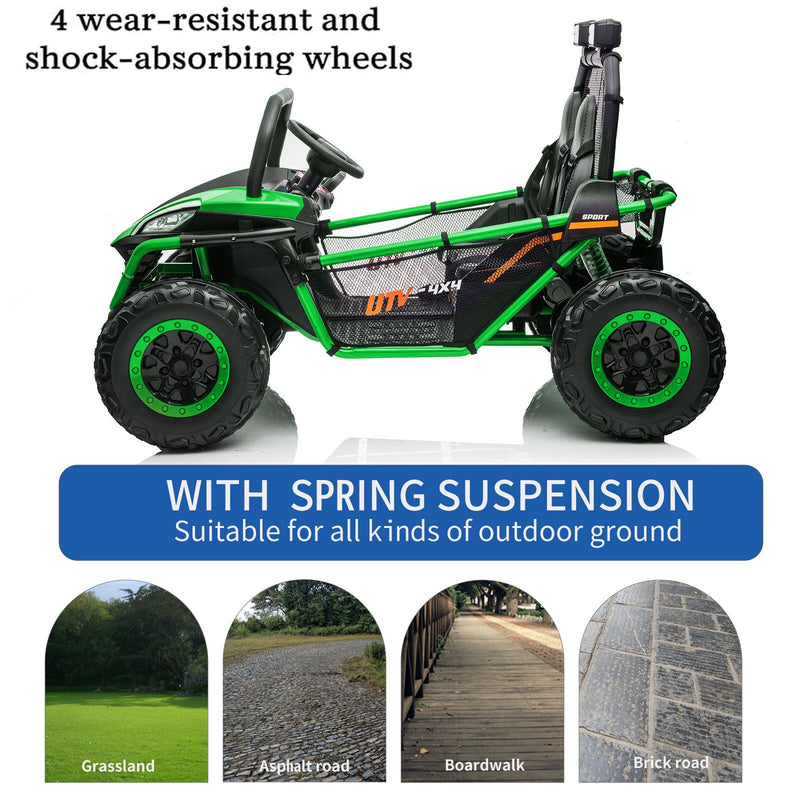 Load image into Gallery viewer, 24V Kids 2-Seater Electric Ride-On UTV Truck with 4WD and 320W Motor, Remote Control
