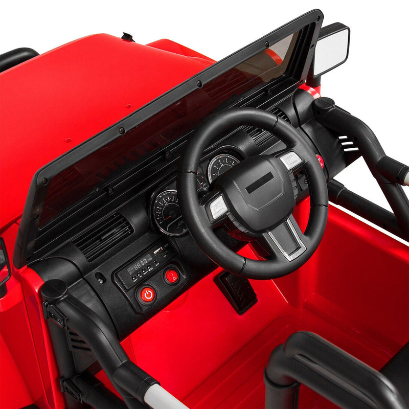 Load image into Gallery viewer, 3-Speed Ride-On Truck Toy with Remote Control and LED Lights for Kids, 12V Durable Design
