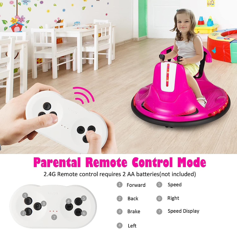 Load image into Gallery viewer, Remote Control Electric Bumper Car for Kids - Battery Powered Ride-On Vehicle
