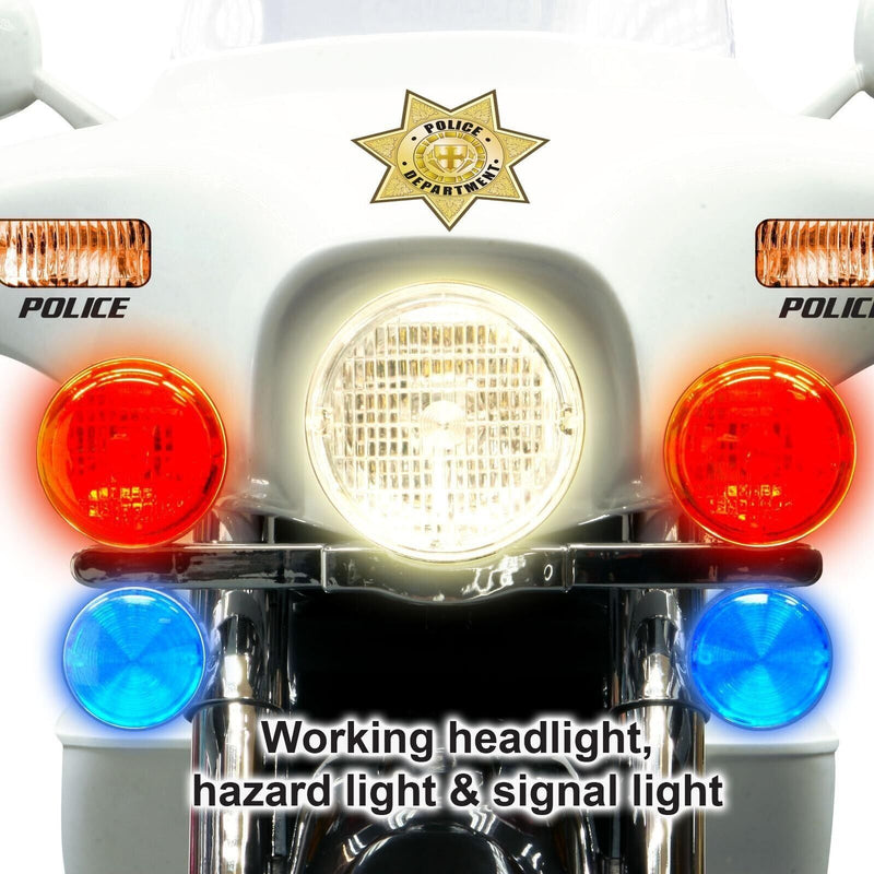 Load image into Gallery viewer, Kids Electric Police Motorbike Ride-On Toy for Boys and Girls - 12v Motorized Motorcycle Car
