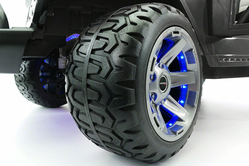 Load image into Gallery viewer, 24V DUAL SEAT CHILDREN&#39;S RIDE-ON VEHICLE JEEP CAR TOY WITH 2 HIGH-PERFORMANCE ENGINES, PNEUMATIC WHEELS, MUSIC PLAYER + REMOTE CONTROL
