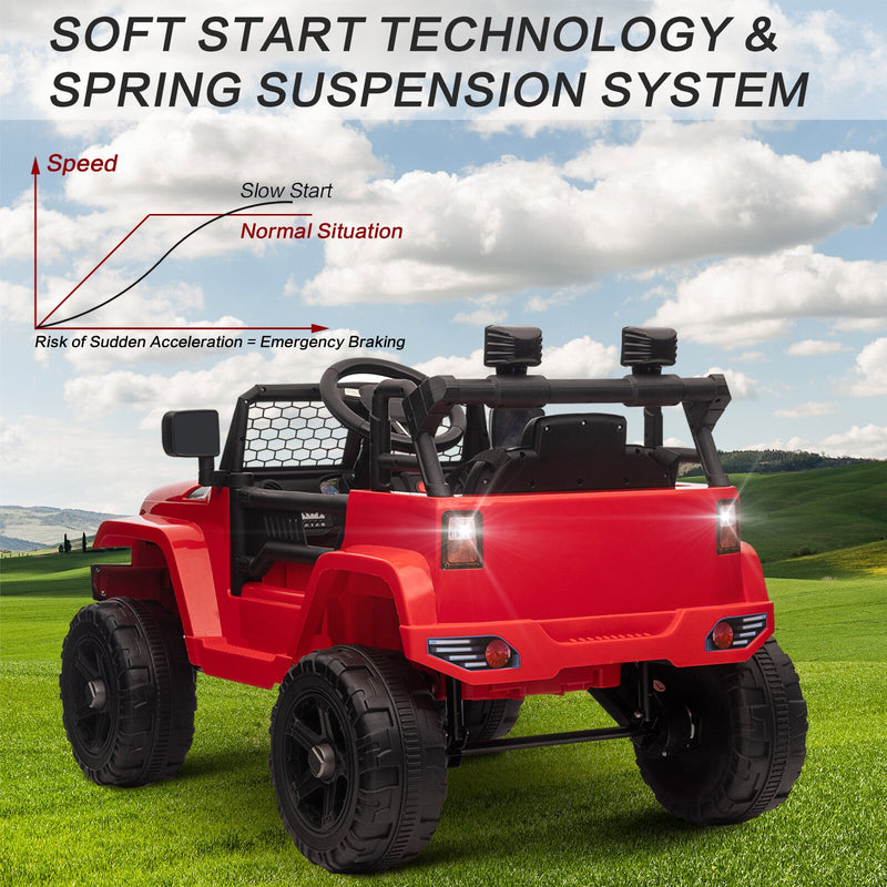 Load image into Gallery viewer, 12V Battery-Powered Kids Ride-On Off-Road Truck Toy with Parent Remote Control
