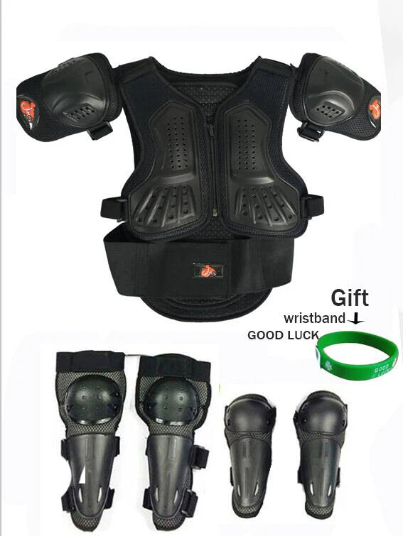 Load image into Gallery viewer, Kids Motocross Body Armor Back Protector Ride-On Horse Toy for Ages 4-15 Years
