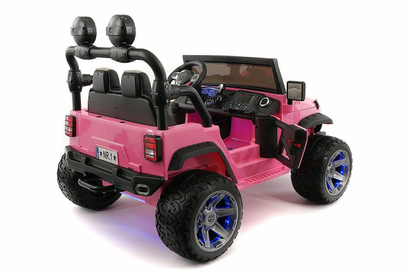 Load image into Gallery viewer, 12V CHILD&#39;S Girls RIDE ON TRUCK SUV JEEP 2 High-Powered Engines W/ Remote Control- Pink
