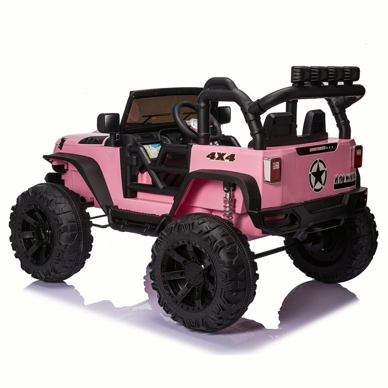 Load image into Gallery viewer, 24V Battery-Powered Kids Ride On Truck with Trailer and RC Control - 3 Speeds, Camo Design

