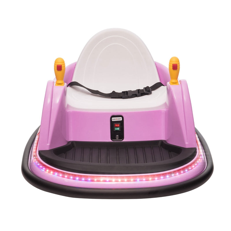Load image into Gallery viewer, 6V Kids Ride-On Bumper Car with Remote Control, 360° Spin and Flashing Lights for Toddlers
