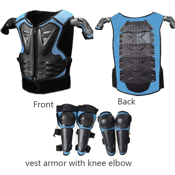Load image into Gallery viewer, Kids Motocross Body Armor Back Protector Ride-On Horse Toy for Ages 4-15 Years
