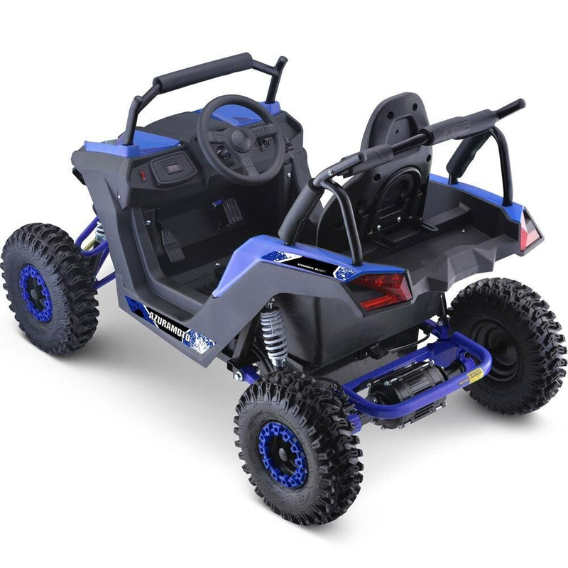 Load image into Gallery viewer, MotoTec Raider Children&#39;s UTV 48v 1200w Full Suspension Blue
