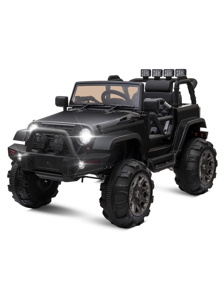 Load image into Gallery viewer, 12V Electric Ride-On Jeep Truck for Kids with Remote Control and 3 Speed Settings
