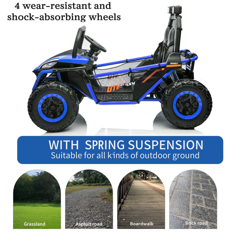 Load image into Gallery viewer, 24V Kids 2-Seater Electric Ride-On UTV Truck with 4WD and 320W Motor, Remote Control
