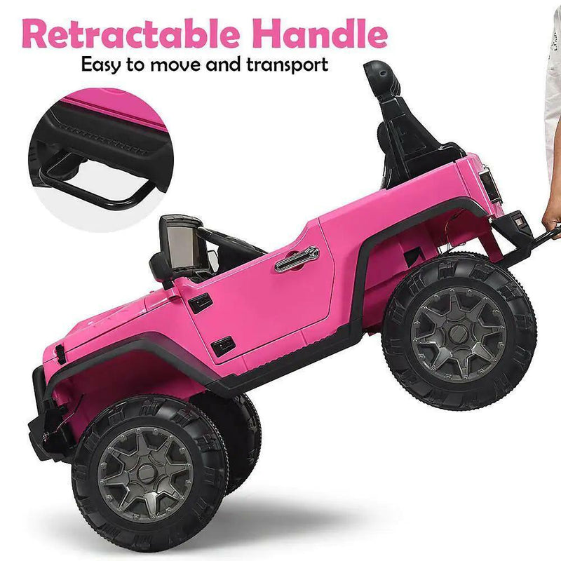 Load image into Gallery viewer, Bluetooth Ride-On Truck for Kids with Headlights and Remote Control - Suitable for Ages 3 to 7
