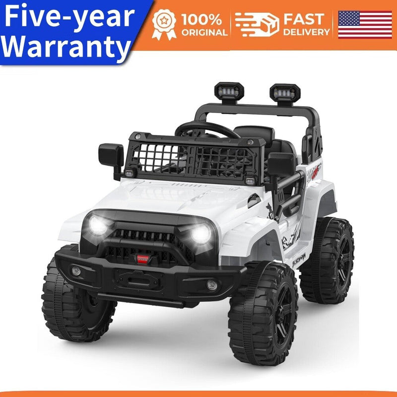 Load image into Gallery viewer, 12V Kids Ride-On Truck with Parent Remote Control, LED Lights, AUX Port, and Dual Speakers
