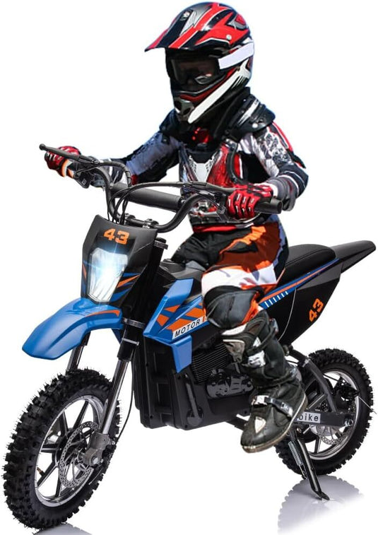 36V Battery-Powered Off-Road Electric Ride-On Motorcycle for Kids