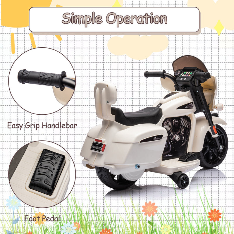 Load image into Gallery viewer, 6V Electric Kids Ride-On Dirt Bike with USB AUX Music and Headlight
