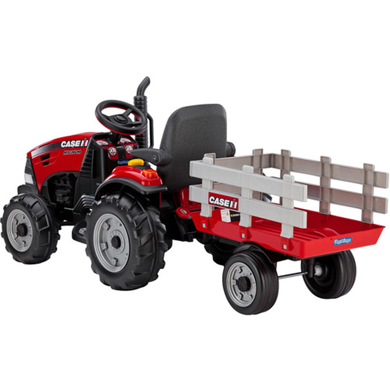 Load image into Gallery viewer, Case IH Magnum Tractor and Trailer 12-Volt Battery-Powered Ride-On - Brand New Model
