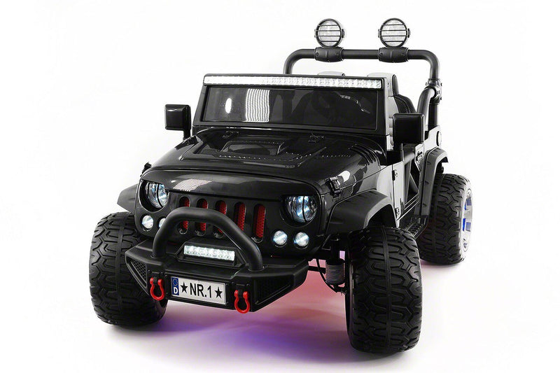 Load image into Gallery viewer, 24V DUAL SEAT CHILDREN&#39;S RIDE-ON VEHICLE JEEP CAR TOY WITH 2 HIGH-PERFORMANCE ENGINES, PNEUMATIC WHEELS, MUSIC PLAYER + REMOTE CONTROL
