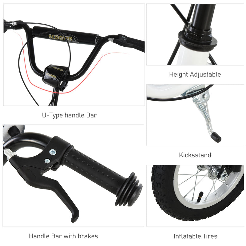 Load image into Gallery viewer, Youth Scooter with 12-Inch Inflatable Front Wheel and Dual Front &amp; Rear Caliper Brakes
