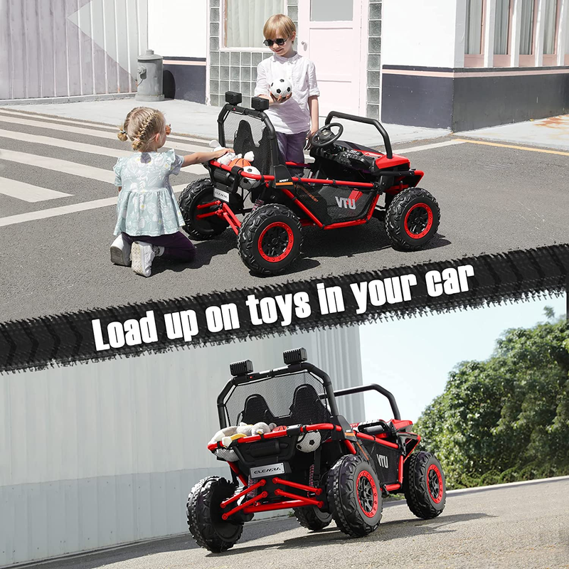 Load image into Gallery viewer, Off-Road UTV Toy for Kids - 2 Seater Ride-On Car, 12V Battery-Powered, Electric 4WD

