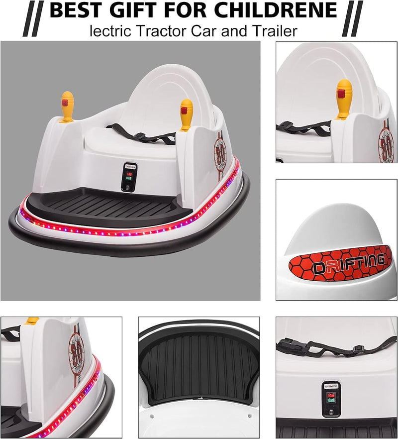 Load image into Gallery viewer, 6V Electric Ride-On Bumper Car with Remote Control for Kids and Toddlers
