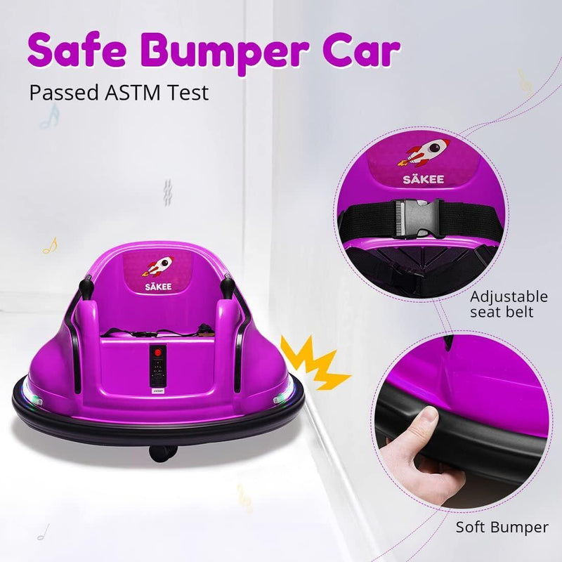 Load image into Gallery viewer, Electric Bumper Car Ride-On Toy for Kids 1.5-6 Years Old - 66lbs Weight Capacity
