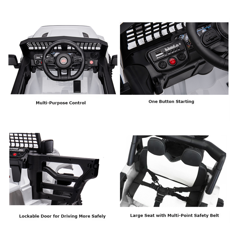 Load image into Gallery viewer, Electric 4-Wheel Kids Ride-On Car with Remote Control - 12V Battery Powered
