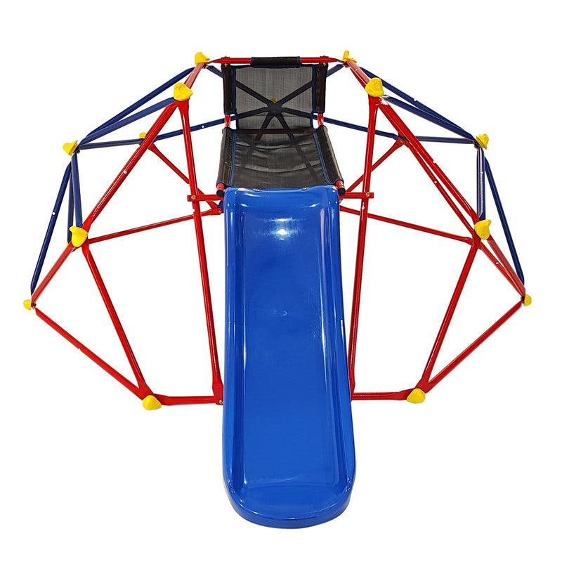 Load image into Gallery viewer, 6ft Dome Climber with 1.2m Slide and Blue Climbing Stones for Ages 3+
